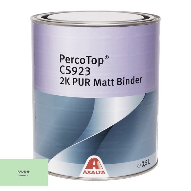 Matná polyuretanová 2K barva Axalta PercoTop MATT RAL 6019