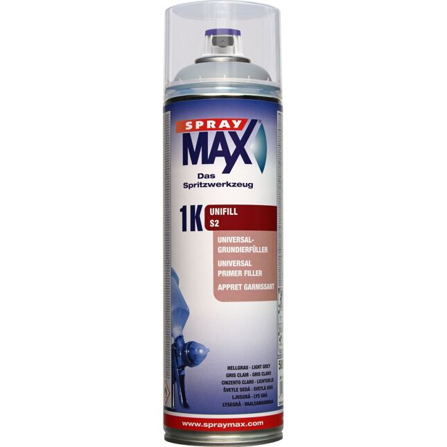 SprayMAX S2 UniFill spray töltőanyag világosszürke 500ml