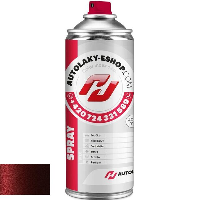 Autolak ve spreji Suzuki WAF MELLOW DEEP RED