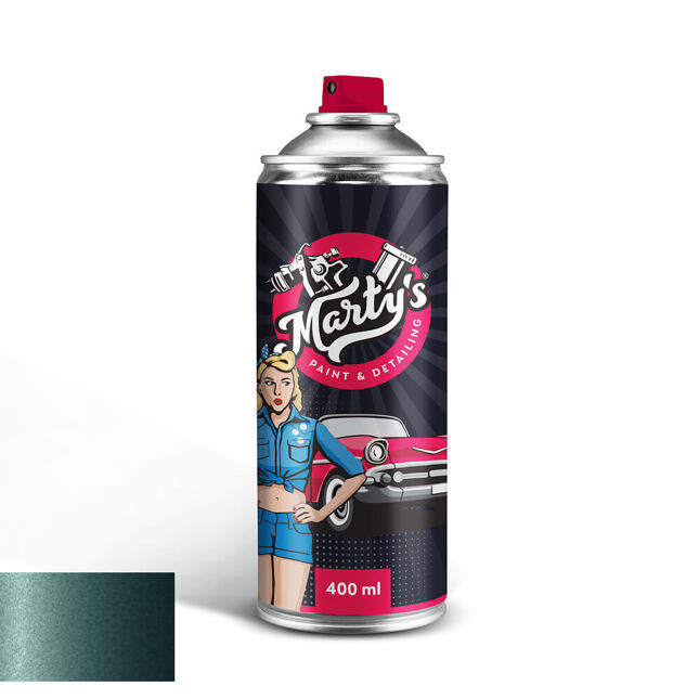 Autolaky ve spreji Mercedes 6313 SAMTGRUEN MET SDGLZ