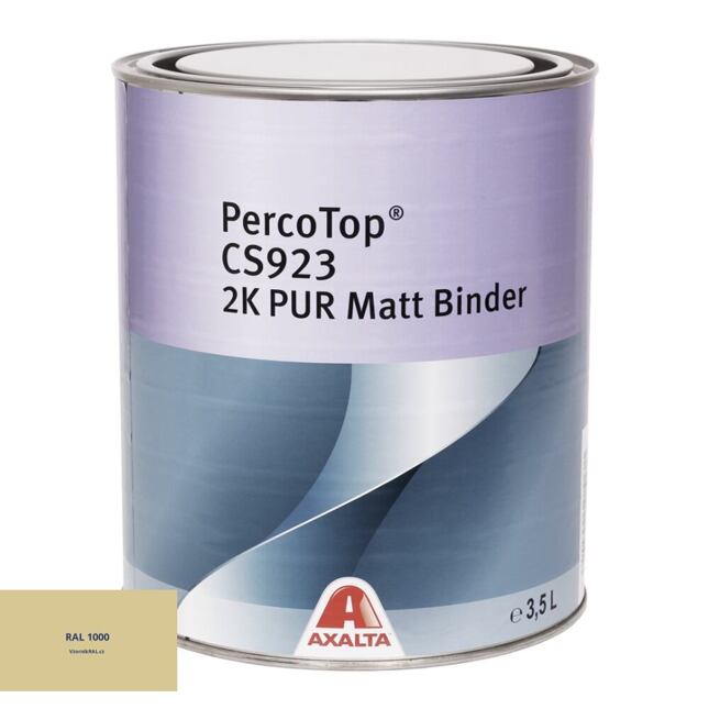Matná polyuretanová 2K barva Axalta PercoTop MATT RAL 1000