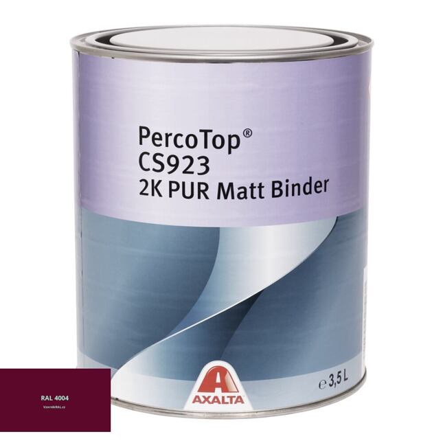 Matná polyuretanová 2K barva Axalta PercoTop MATT RAL 4004