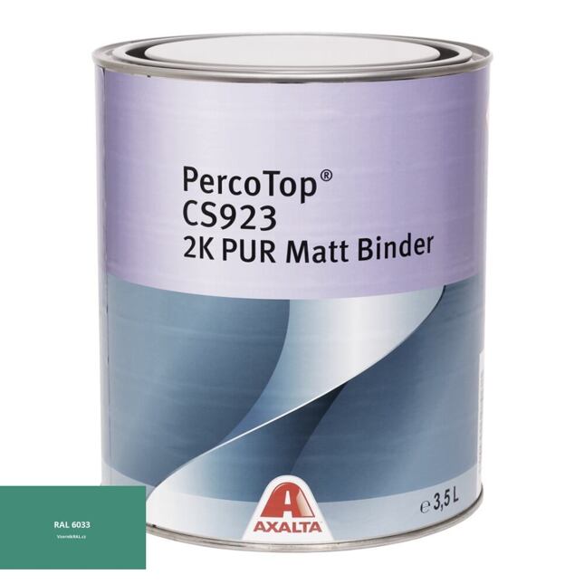 Matná polyuretanová 2K barva Axalta PercoTop MATT RAL 6033