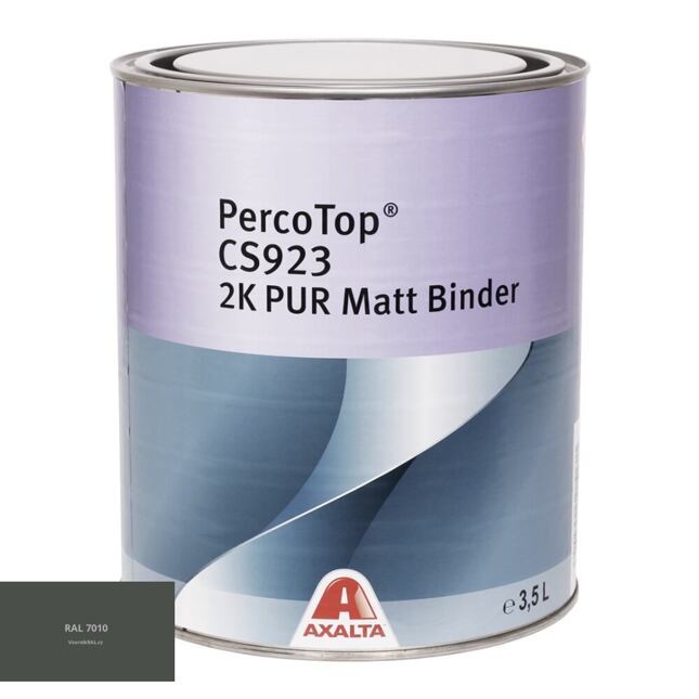 Matná polyuretanová 2K barva Axalta PercoTop MATT RAL 7010