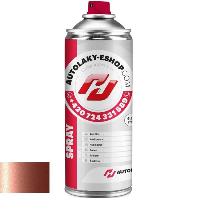 Autolak ve spreji Suzuki WAK CORAL ORANGE