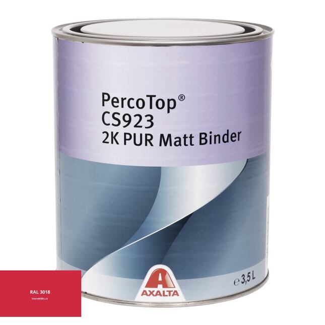 Matná polyuretanová 2K barva Axalta PercoTop MATT RAL 3018