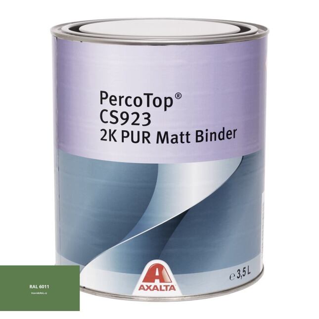 Matná polyuretanová 2K barva Axalta PercoTop MATT RAL 6011