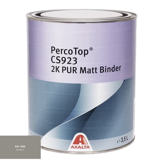 Matná polyuretanová 2K barva Axalta PercoTop MATT RAL 7030