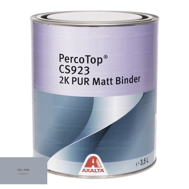 Matná polyuretanová 2K barva Axalta PercoTop MATT RAL 7040