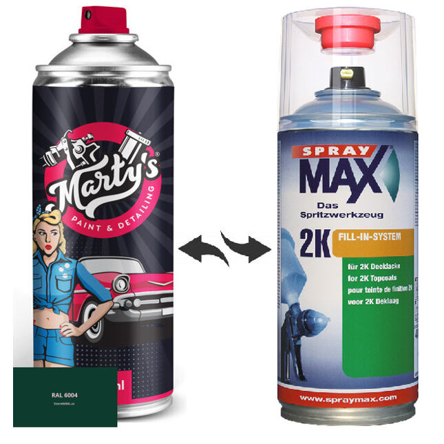 Barva ve spreji RAL 6004