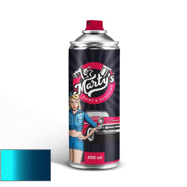 Barva ve spreji Aixam A505 Bleu Bora