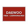 Barva ve spreji Daewoo F854 Czerwona/red
