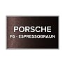 Opravná tužka na autolak Porsche F6 Espressobraun